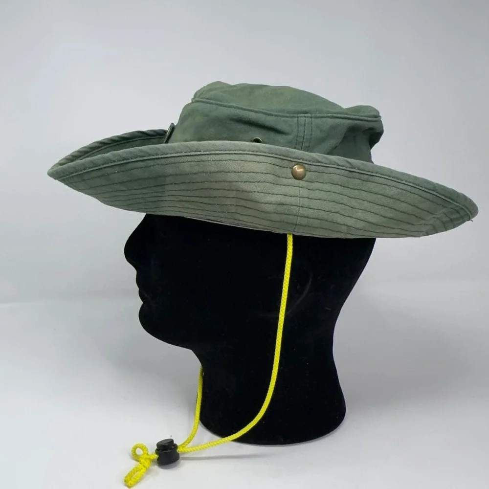 Outdoor Research Hat‎ Boonie Fitted Mens Size S/M Green Wide Brim Outdoor Rope